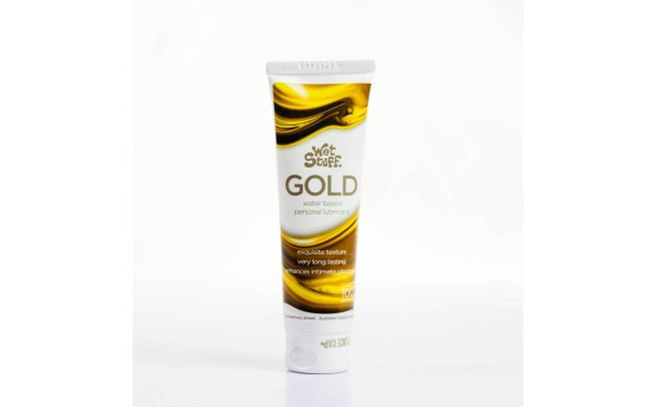 Wet Stuff Gold Extra Long-Lasting Water-Based Lubricant Tube 100g