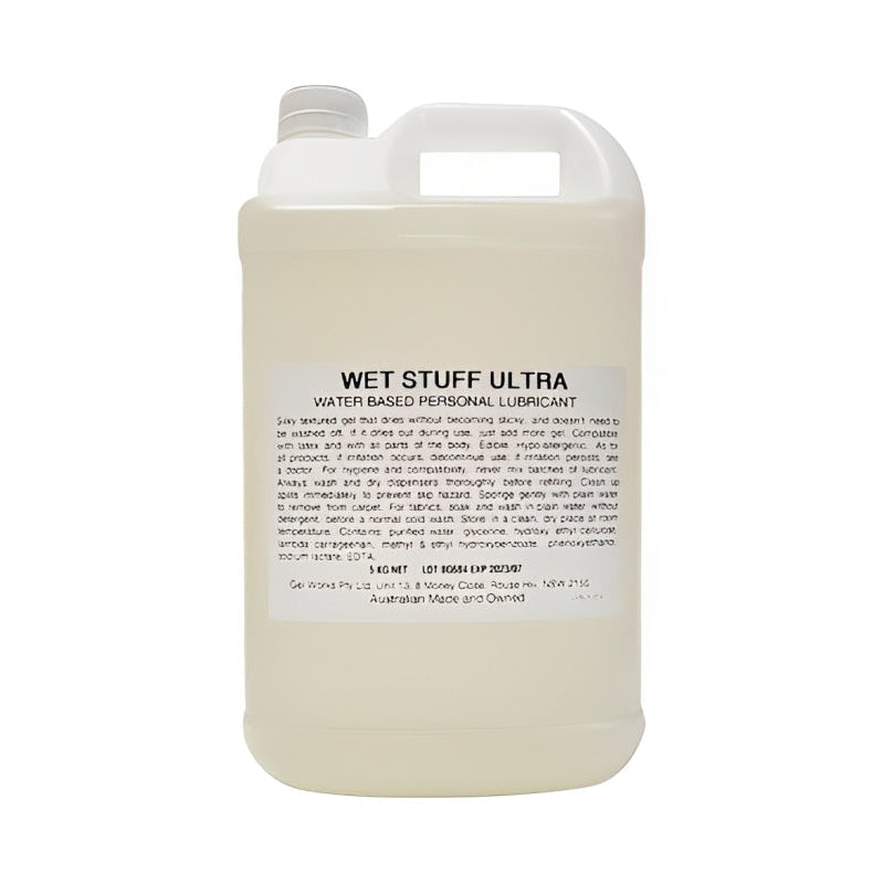 Wet Stuff 5kg Ultra Premium Bulk Water-Based Intimate Lubricant