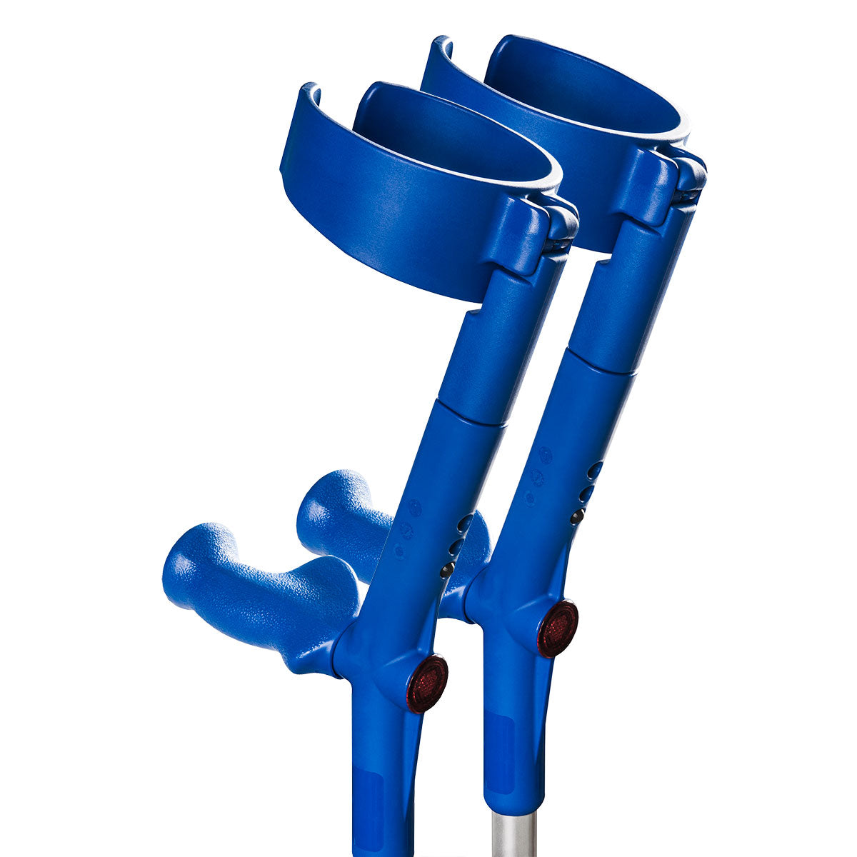 Forearm Crutches with Safety Cuff & Hinge, Lightweight & Adjustable