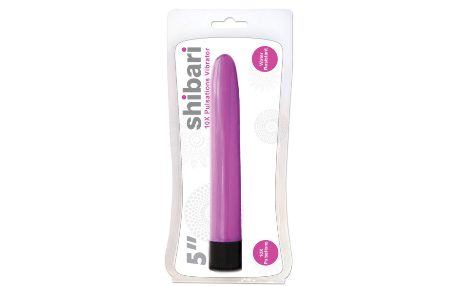 Shibari Classic 10-Speed Pulsating Slimline Vibrator 5 Inch Pink