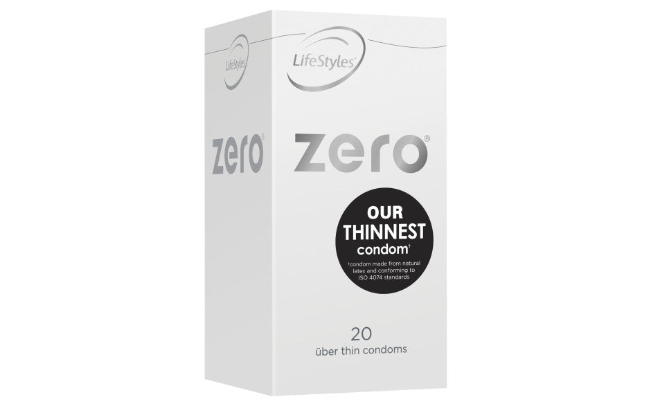 LifeStyles Zero Ultra-Thin Lubricated Condoms 20 Pack