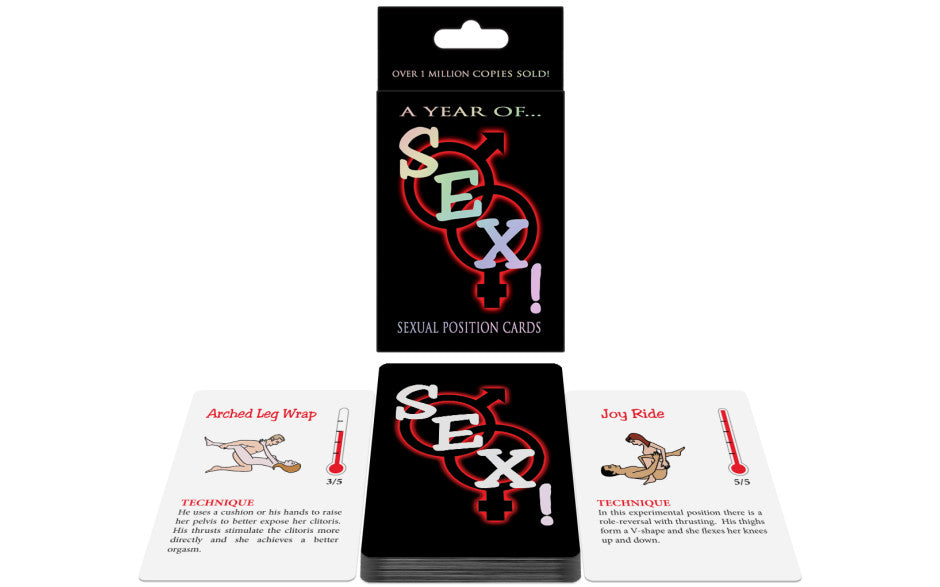 A Year of Sex Card Game with 50+ Kama Sutra Positions