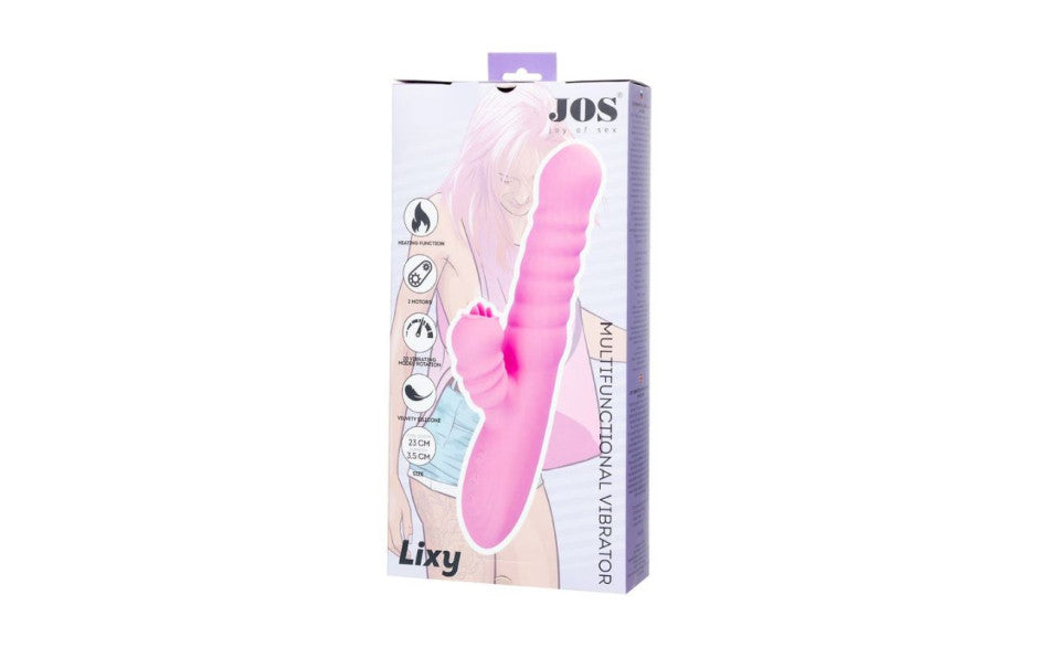 JOS Lixy Heating Rotating Petal Clitoral Rabbit Vibrator