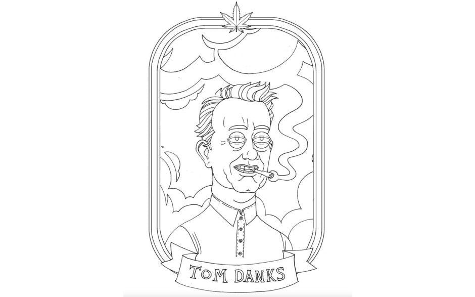 High AF Adult Cannabis-Themed Colouring Book