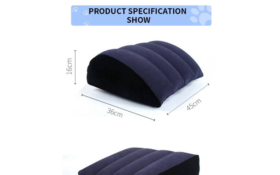 Inflatable Positioning Arc Sex Cushion for Enhanced Intimacy