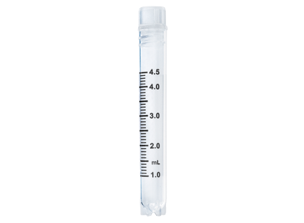 CryoFreeze Tube Internally threaded Vial StarGrip Base Sterile 4.5 mL