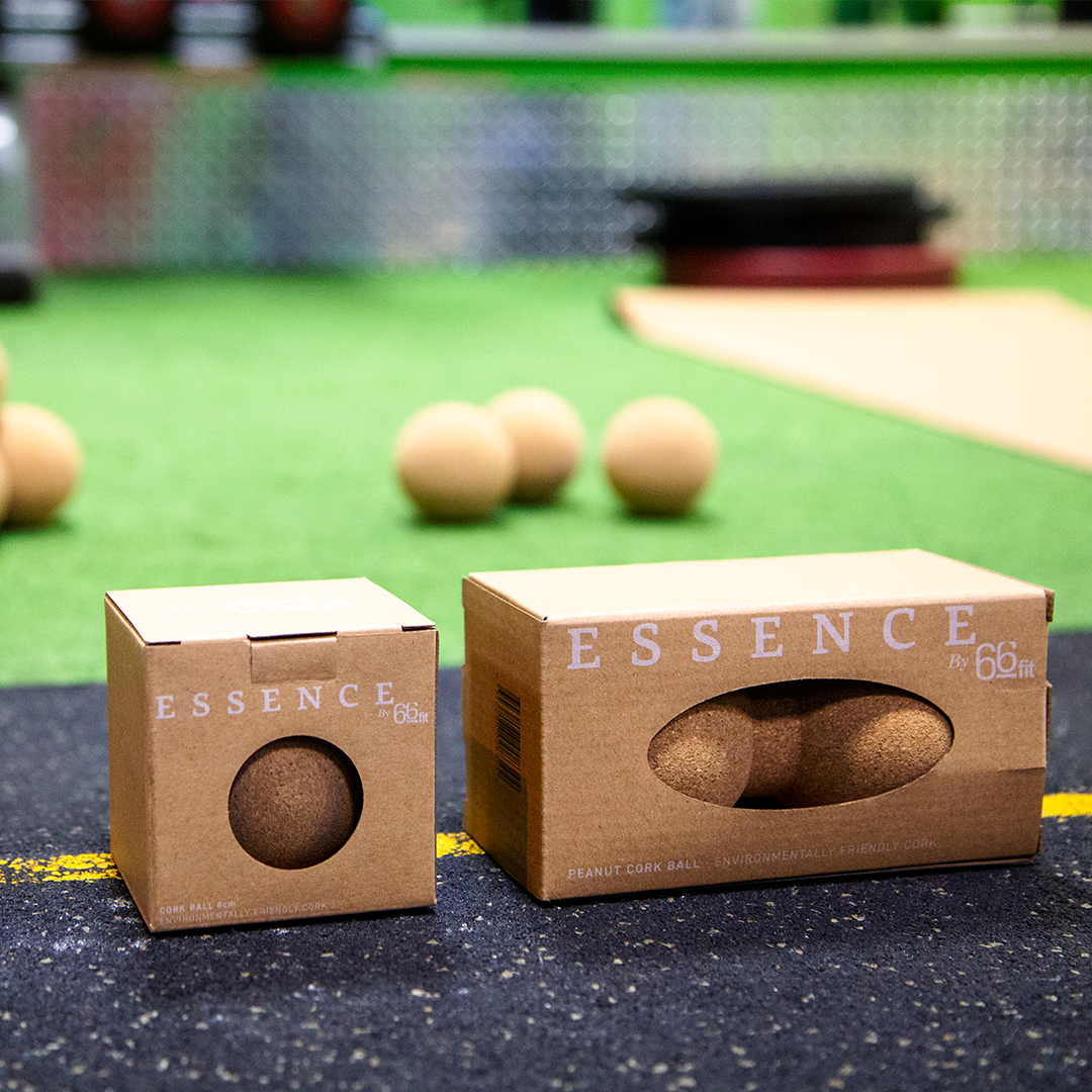 Cork Peanut Massage Ball for Muscle Relief / Myofascial Release