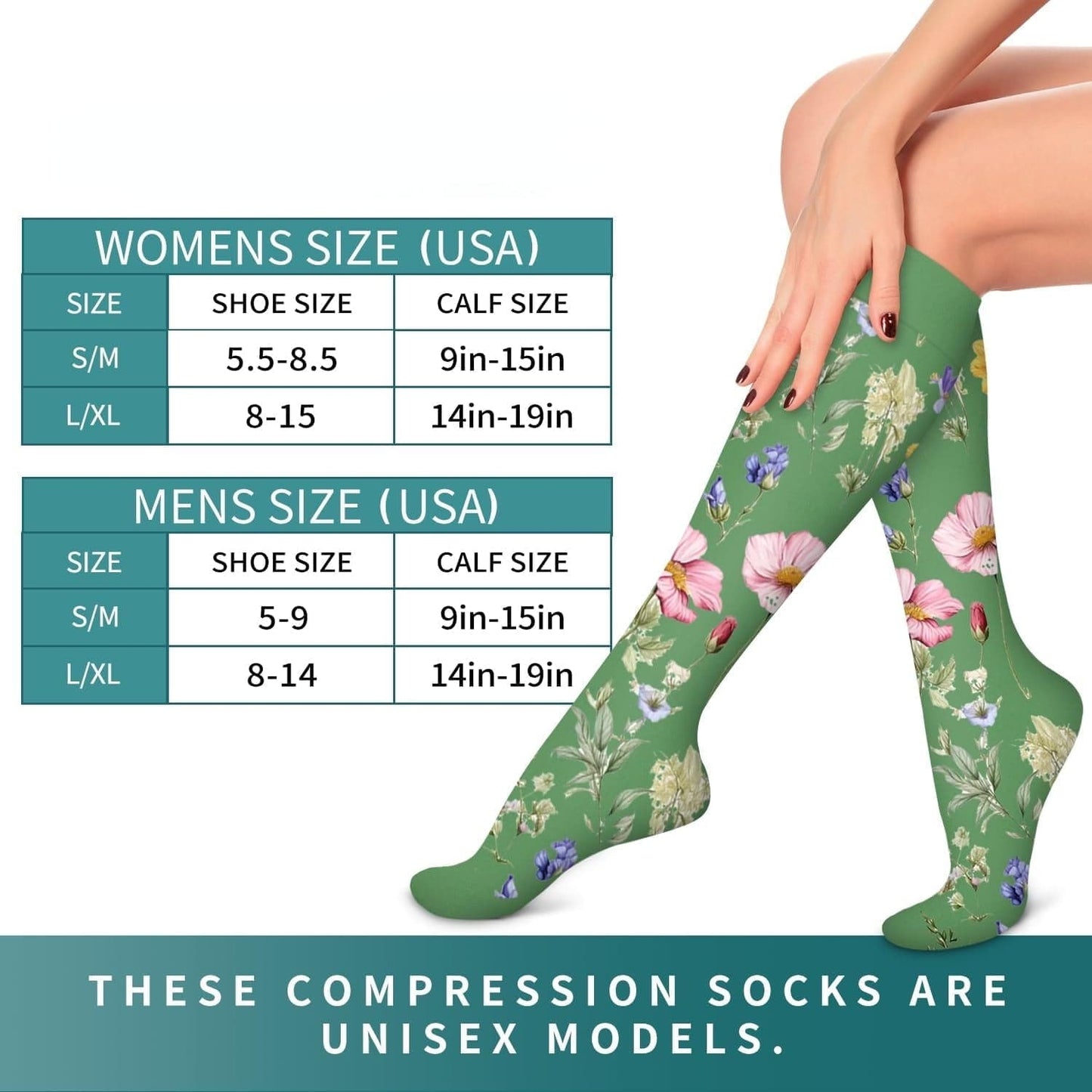6Pairs Compression Socks for Women and Men - Best for Circulation, Running, Athletic, Recover, Nurse, Travel S/M 05 Yellow/Blue/Pink/Green/Green/Black