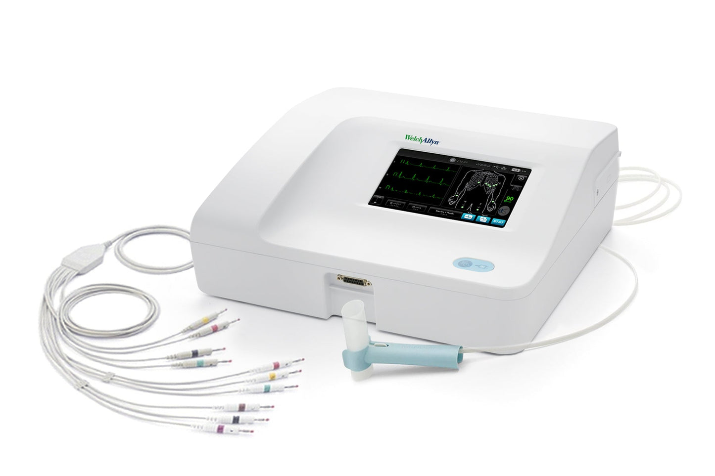 Hillrom - Welch Allyn CP150 Desktop ECG and Spirometer Combo with Touchscreen Display, Printer and PDF output to USB, with Interpretation