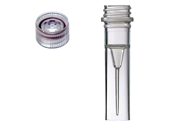 SureSeal Assembled Skirted Tube Clear Cap Sterile 0.5ml