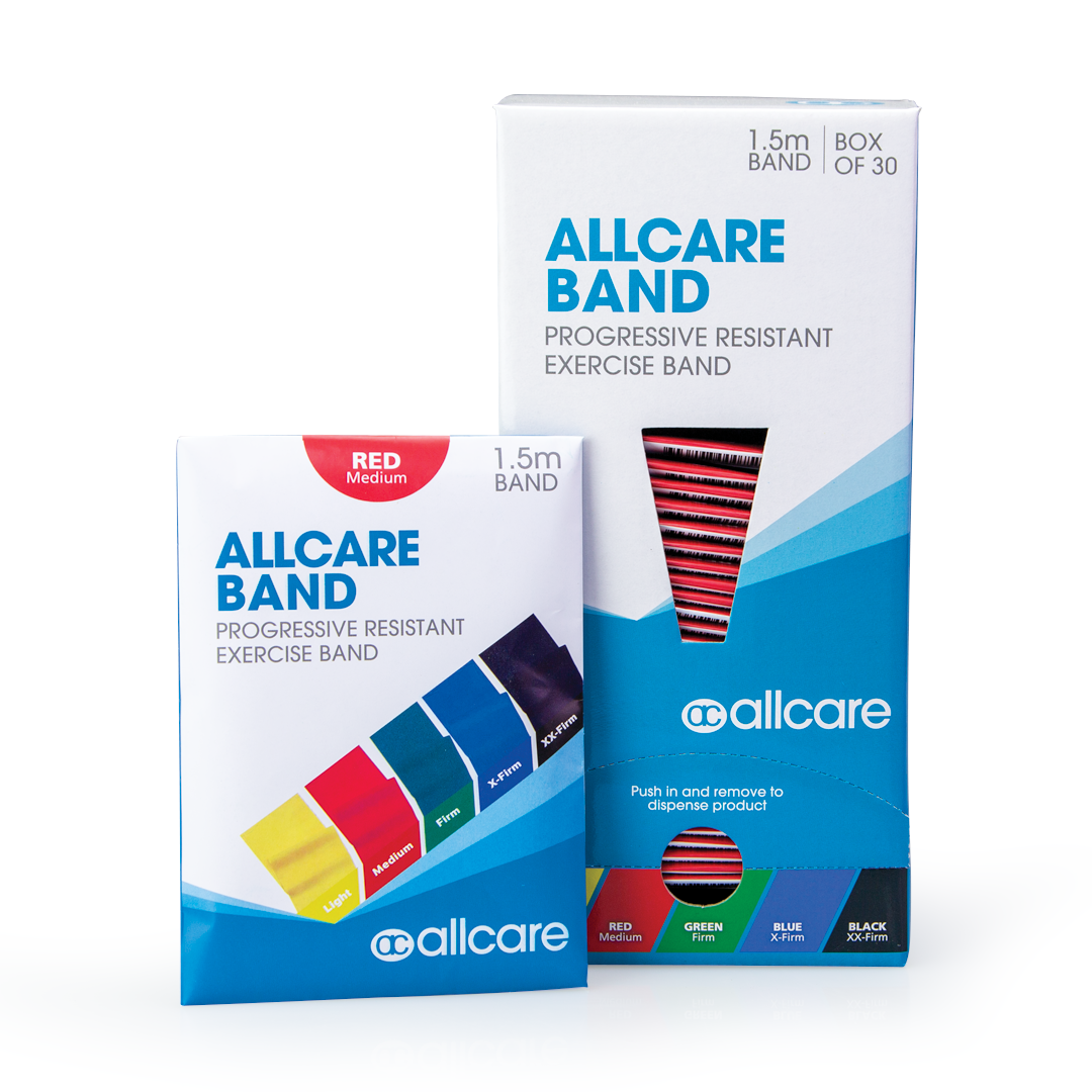 Resistance Band 1.5m Box - 66fit AllCare Exercise Bands