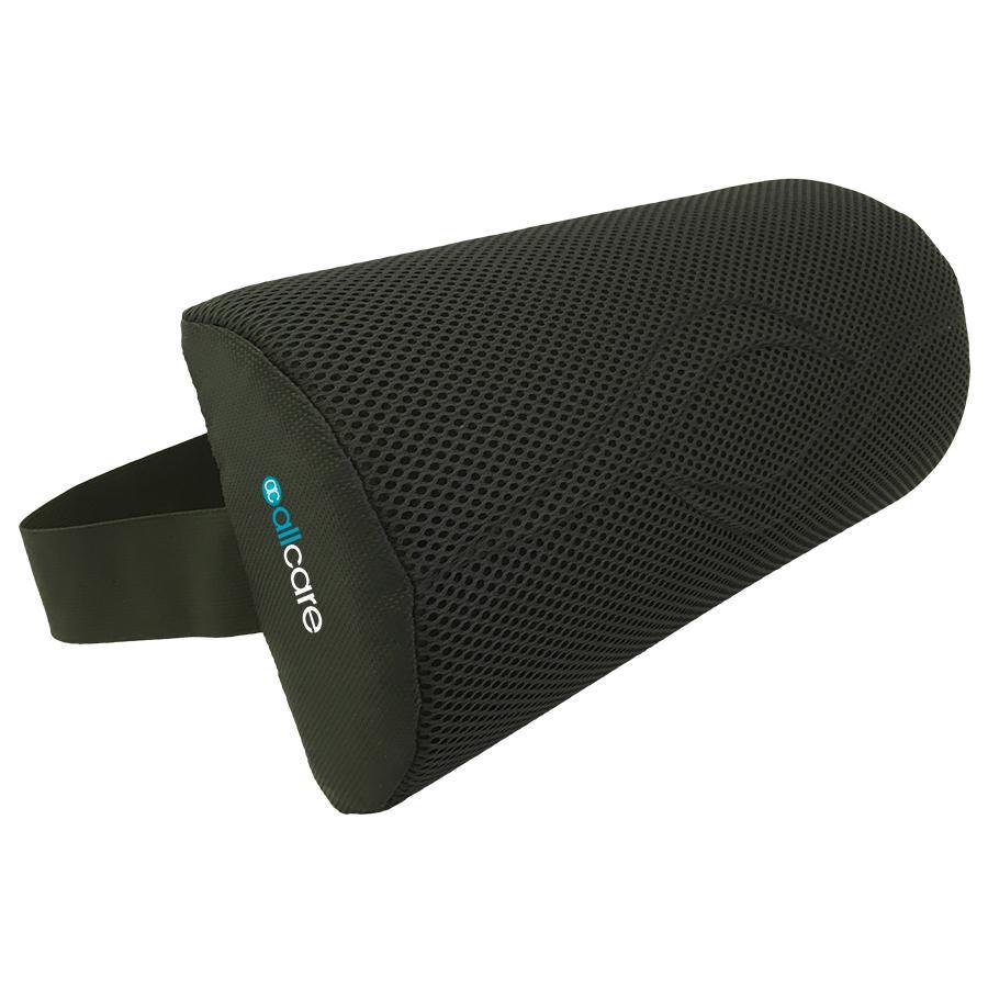 Allcare Memory Foam D-Roll Lumbar Support — 35 x 14 x 7cm with Adjustable strap