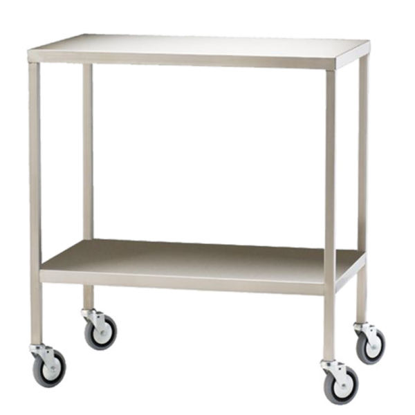 Medical Trolley – Stainless Steel Utility Cart (Medium 80×50×90.5cm)