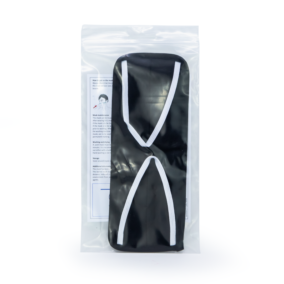Barrier Reusable Face Mask — Adult & Junior (Washable, Up to 50 Washes