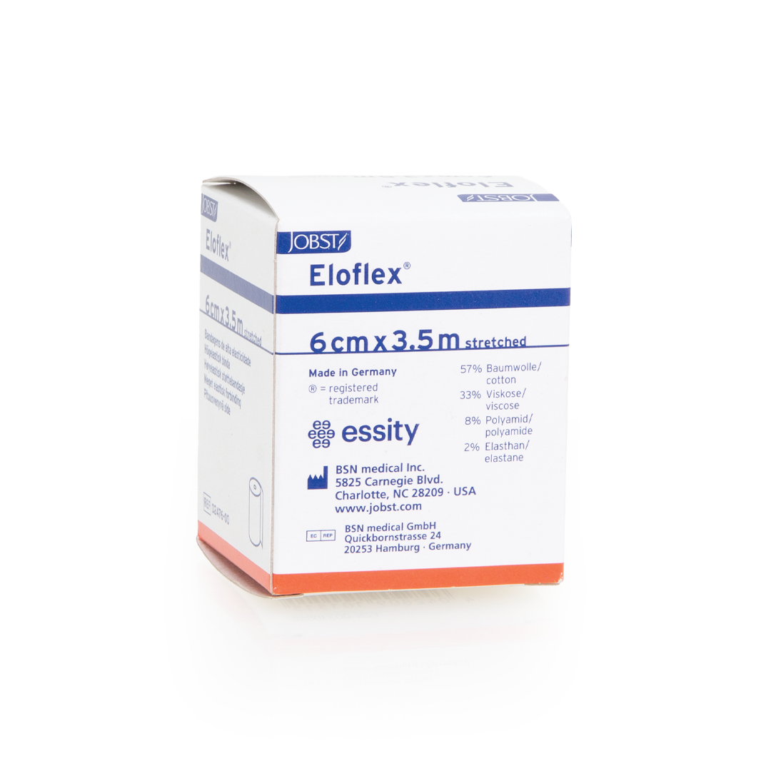 BSN Eloflex Elastic Compression Bandage - Beige, 6 cm x 3.5 m (Stretch