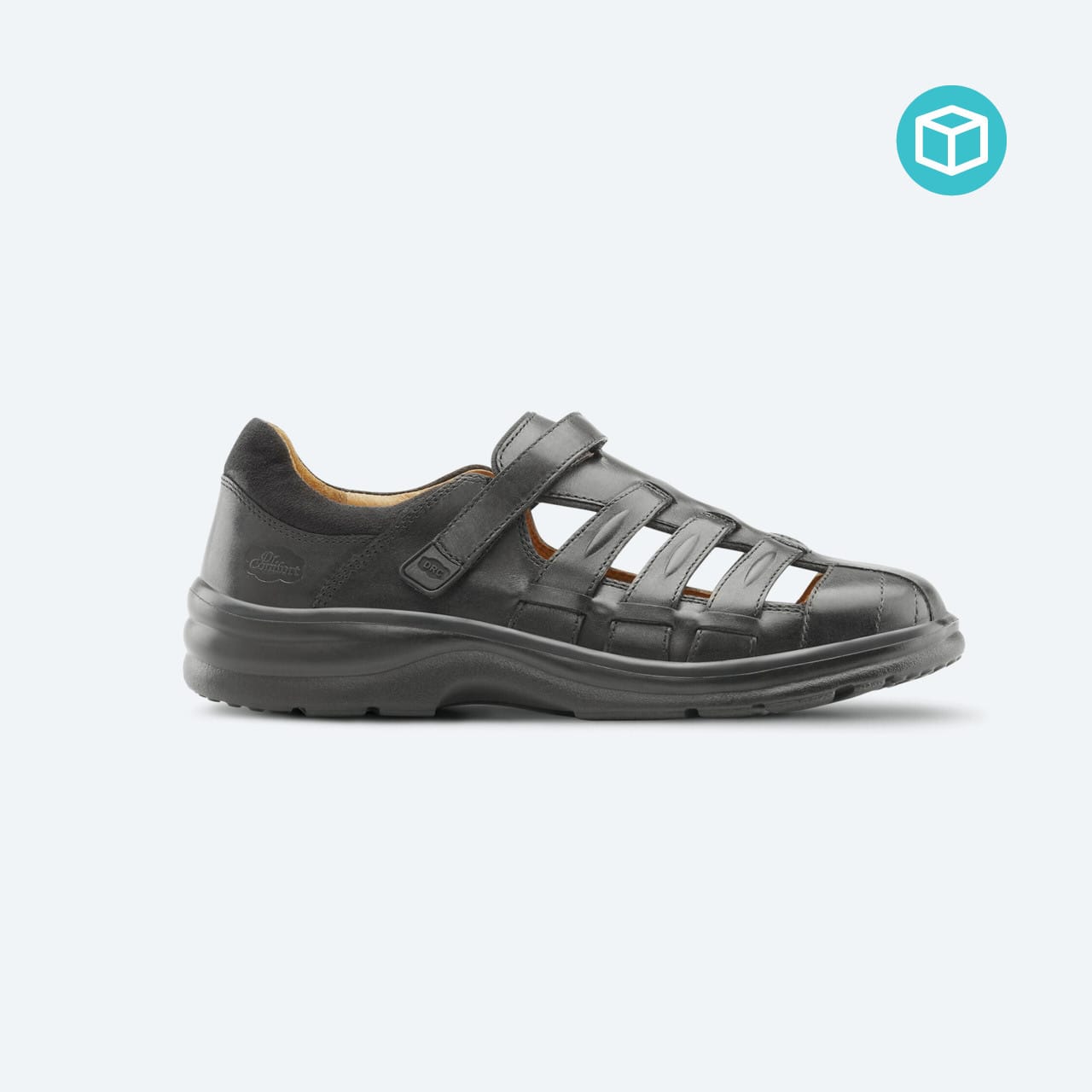 Dr Comfort Breeze Black 4.5 Wide Width