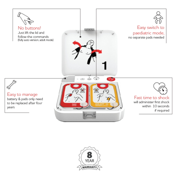 LIFEPAK CR2 Essential Semi-Automatic Defibrillator