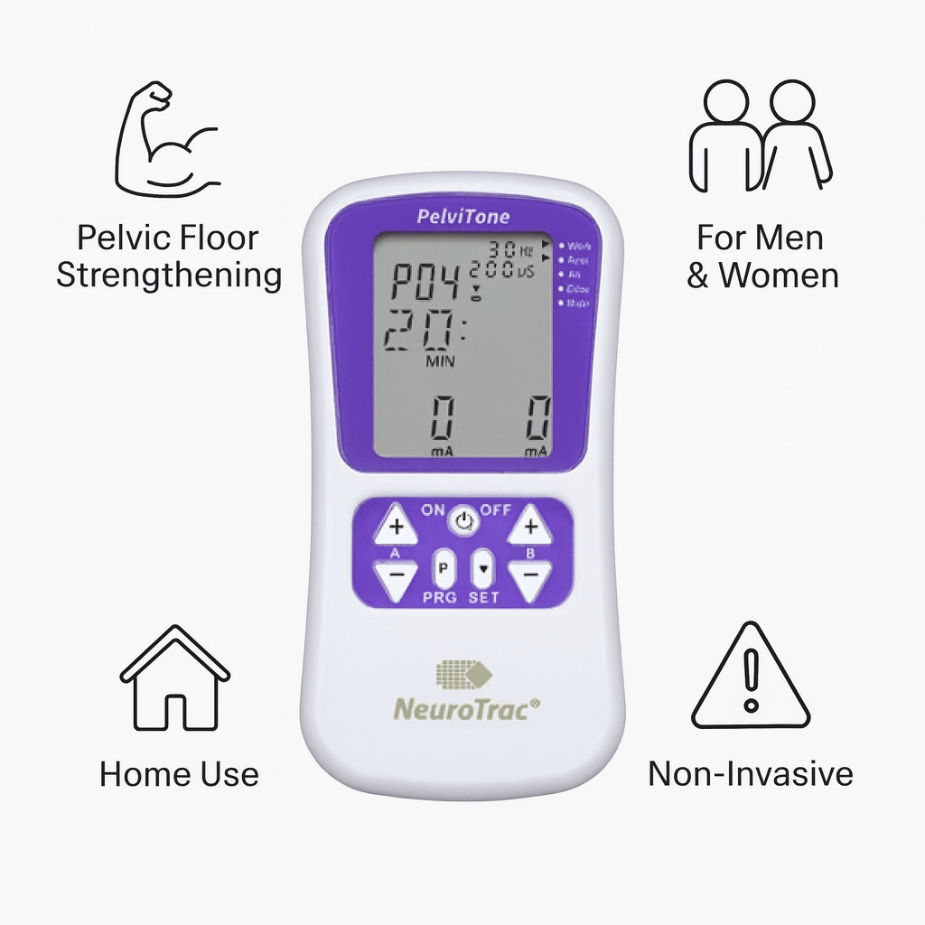 NeuroTrac PelviTone Dual Channel Stim Unit for Pelvic Floor Exercise