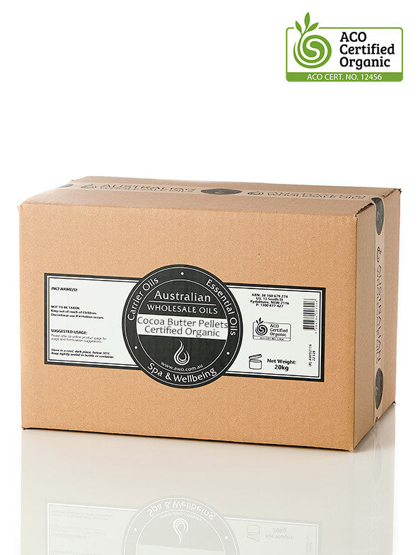 Cocoa Butter Pellets Certified Organic