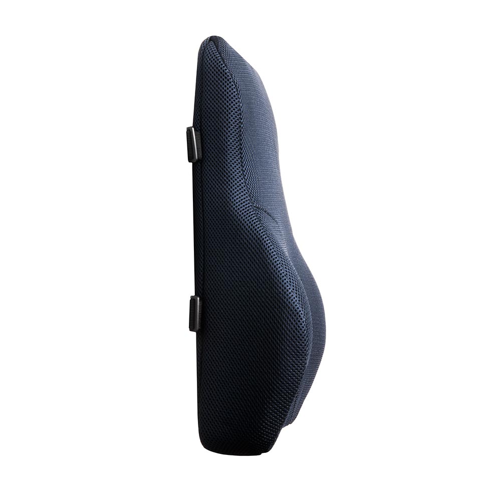 Ergonomic Memory Foam Lumbar Support Cushion with Breathable Mesh Cover for Office Chairs, Car Seats, and More - 40cm x 46cm
