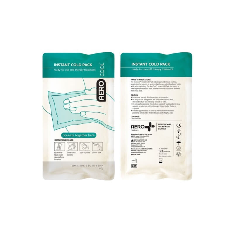 Aero Instant Ice Pack - Single-use Instant Cold Pack 23.5 x 12 cm