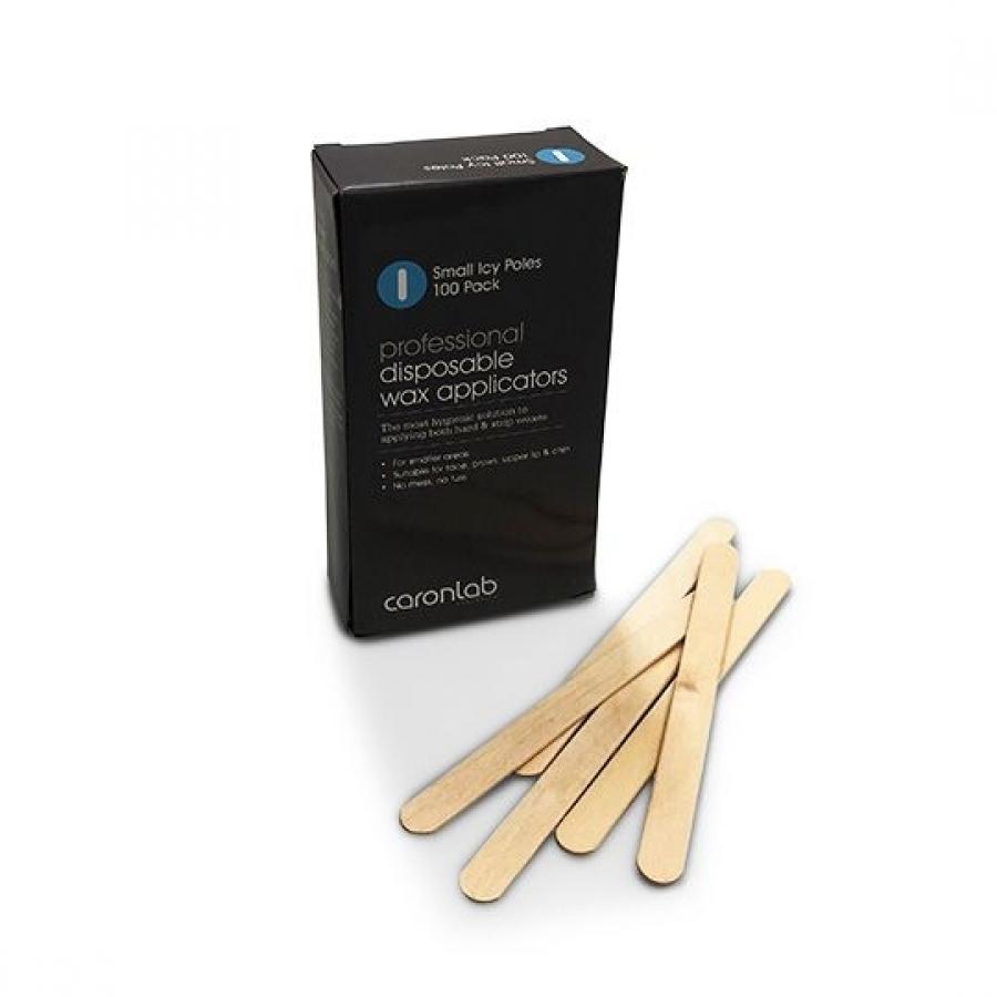 Hygiene Wooden Applicator Sticks — Box of 100 Disposable Spatulas