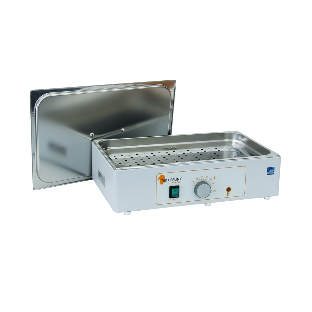 Splinting bath thermostatic stainless steel pan