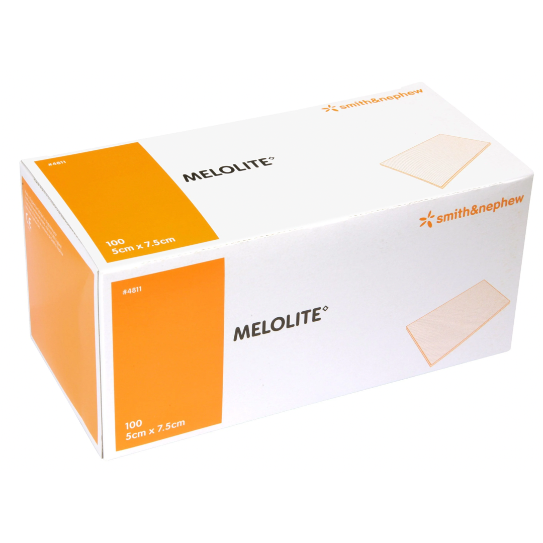 Non-adherent wound dressing - double-sided absorbent pad