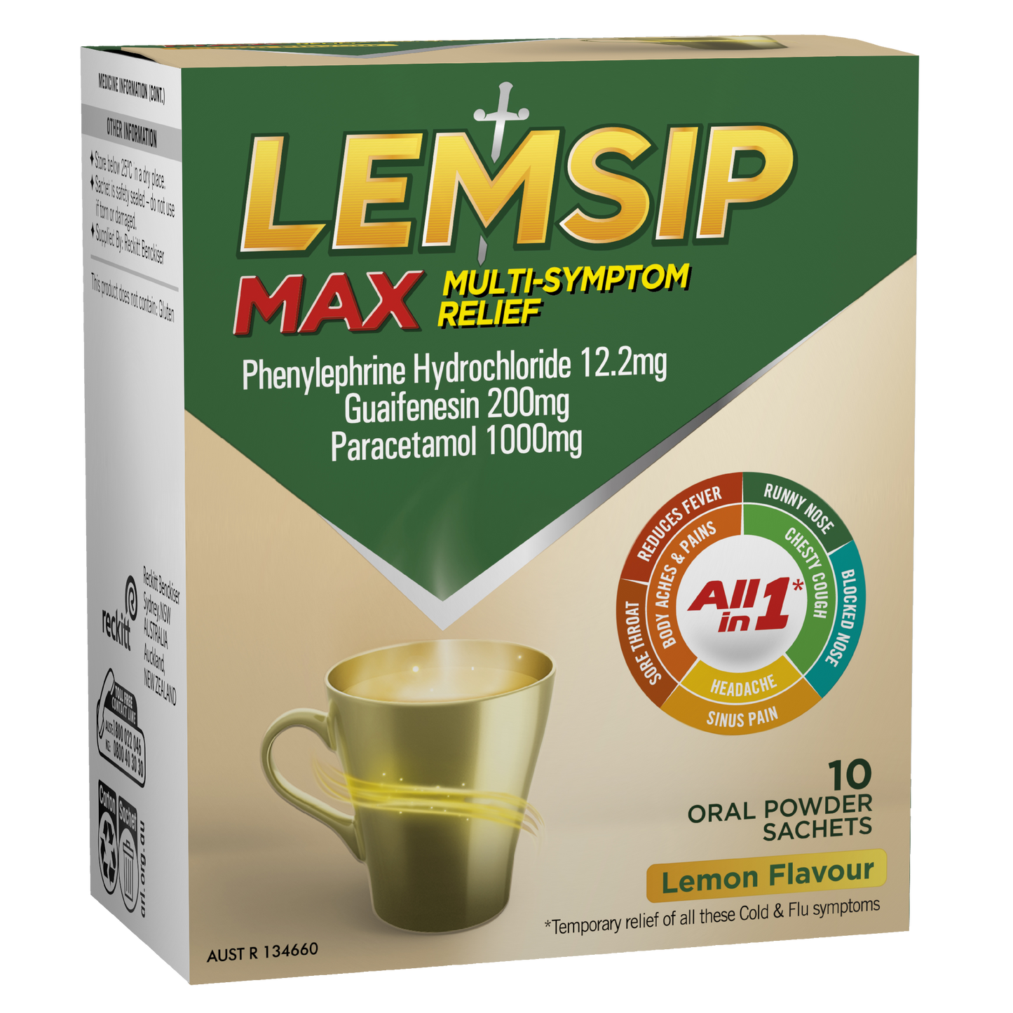 Lemsip All-in-1 Lemon Hot Drink 10
