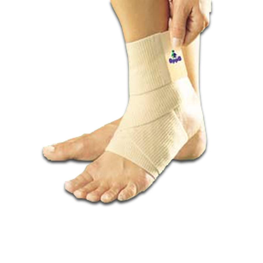 ankle wrap with silicone pad - adjustable compression support
