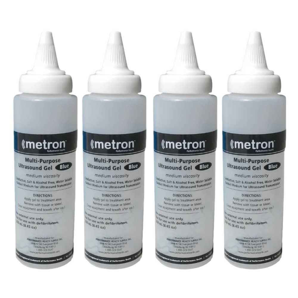4 x Ultrasound Gel 250mL Conductive Gel Lubricating Tens Machine ECG EEG Transmission Metron