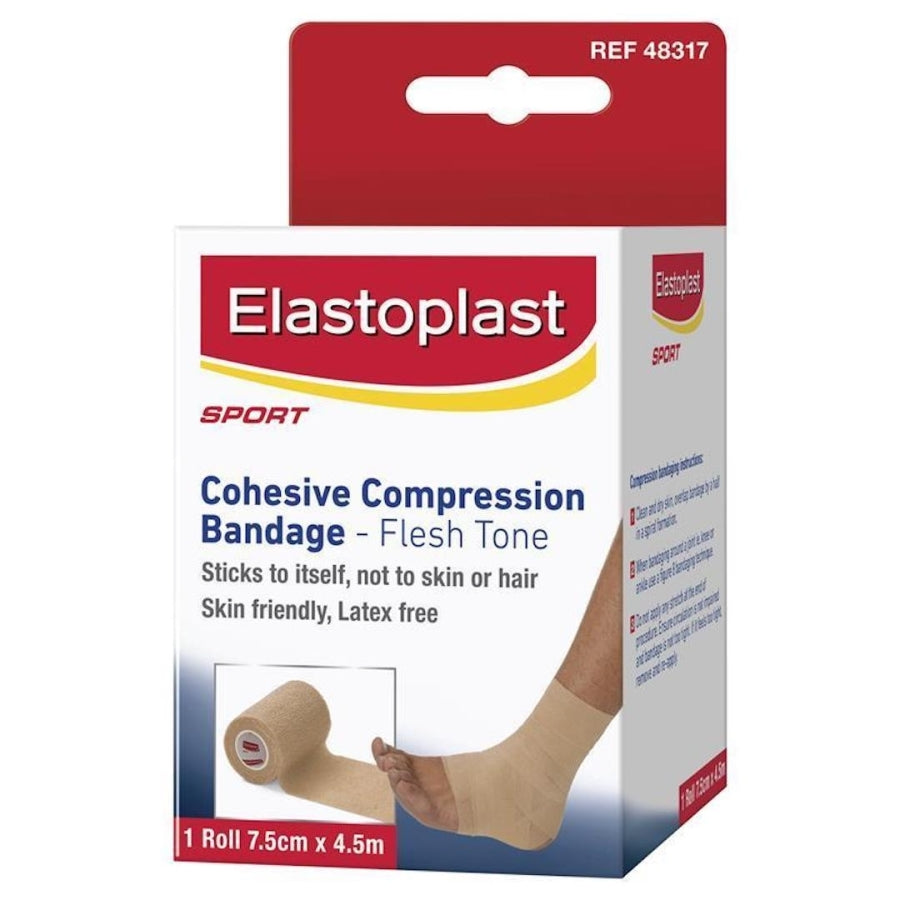 Elastoplast Cohesive Bandage — Self-Adhesive Compression Wrap