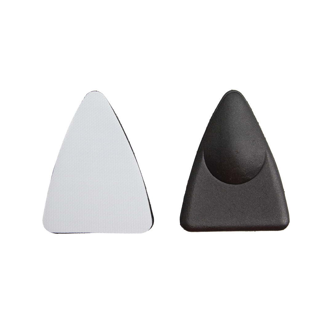 Metatarsal pad with micro-grip backing for orthoses