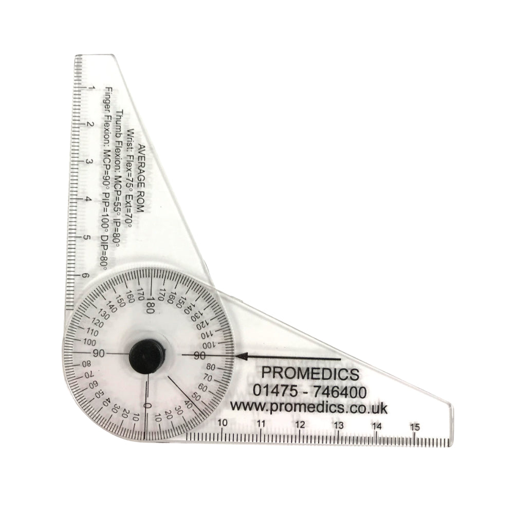 Finger goniometer – precision 360° angle measuring tool