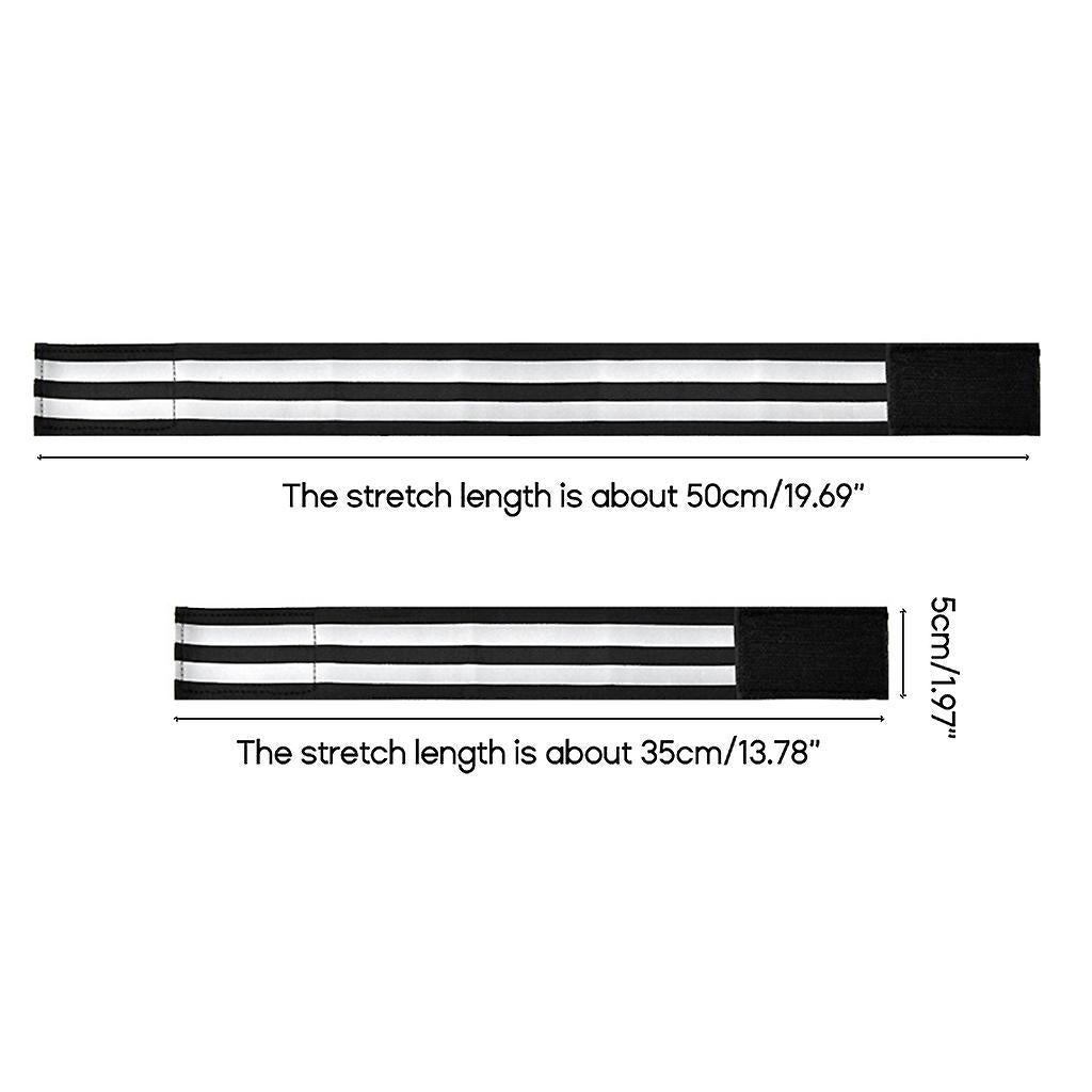 Reflective Wrist Bands, Night Running Gear for Cyclists, Joggers, Walkers