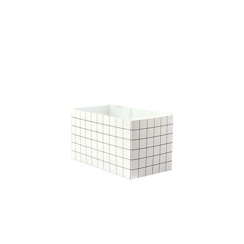 250PCS Sandwich Packaging Box Breakfast Hamburger Wrapping Box S Size - Black White