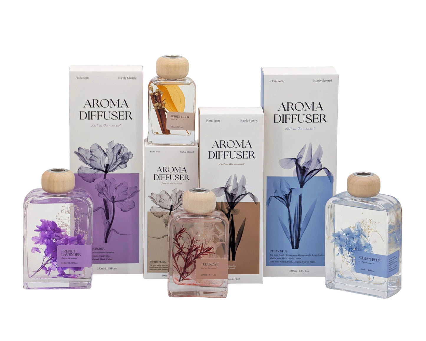 bulk 12 Everfloral Fragrance Diffuser 200ml 4 Asst