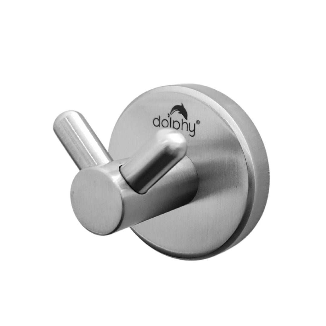 Double Robe Hook Concealed Fix Brushed Finish Bathroom