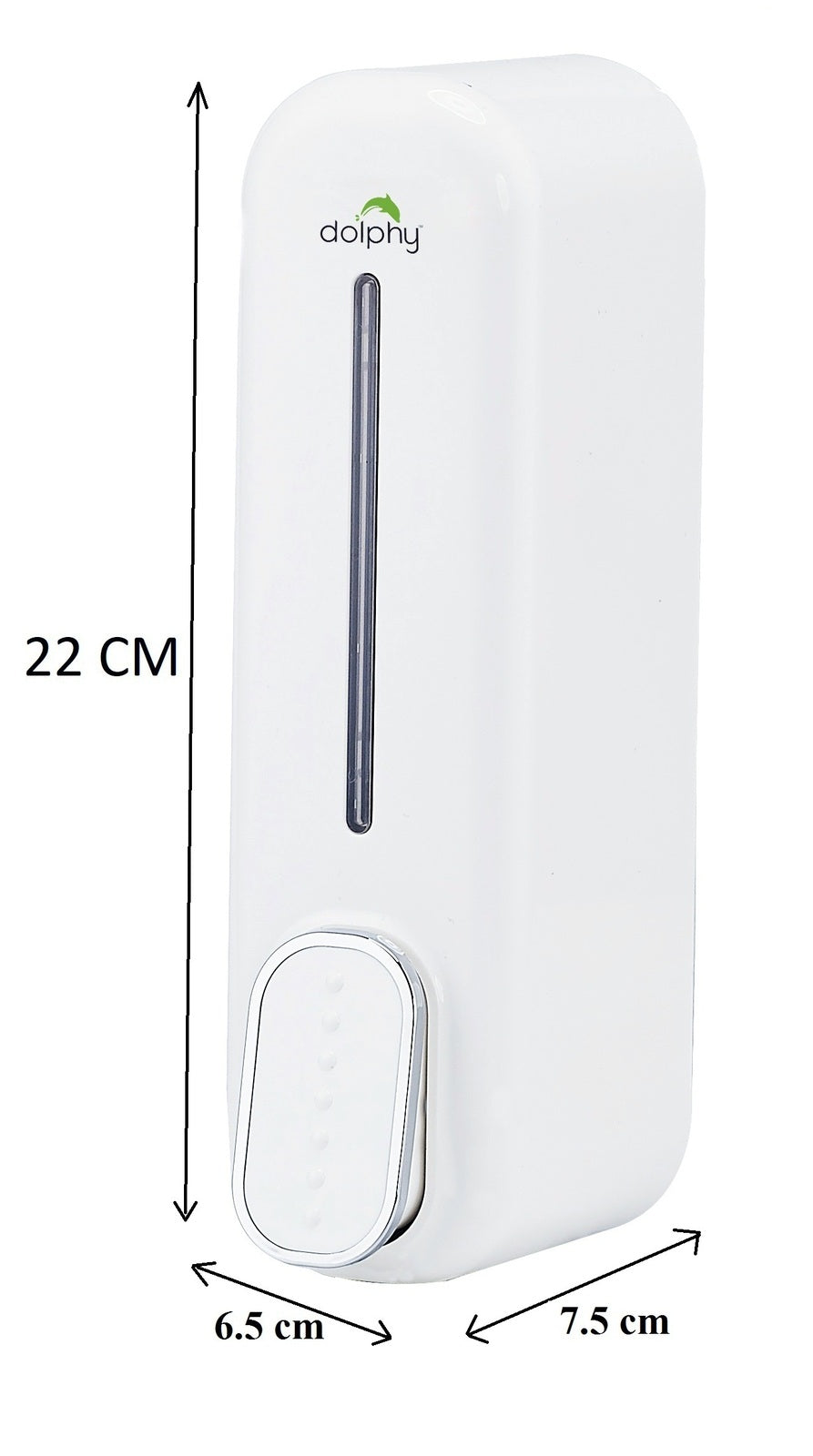 Manual Liquid Soap & Shampoo Dispenser 300ml - White