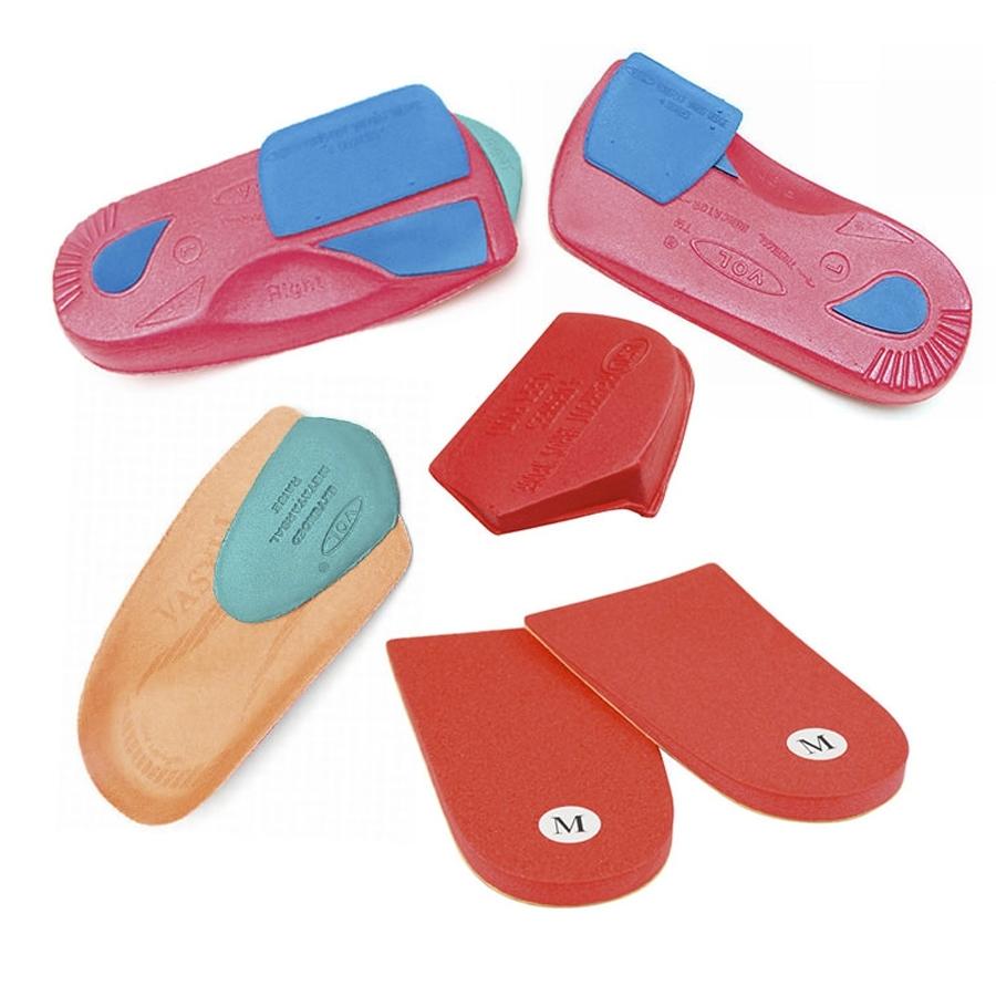 Orthotic additions set – heel lifts, forefoot & metatarsal inserts