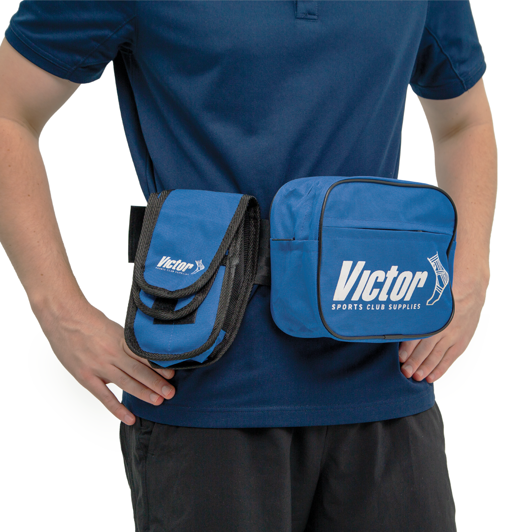 First aid bumbag with velcro – 6-pocket waist organiser