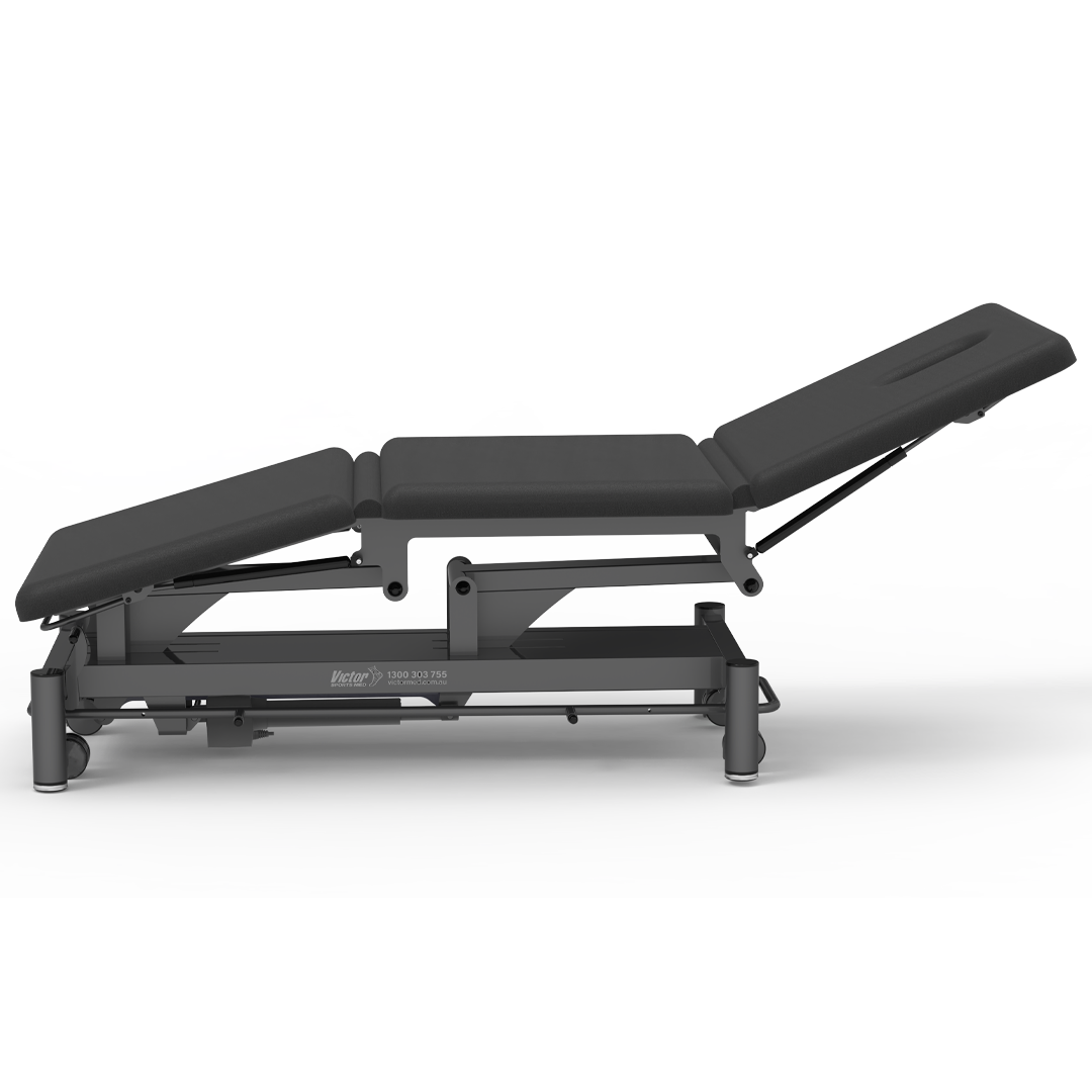 3-Section Treatment Table with Dual Gas Struts and Hi/Lo Height