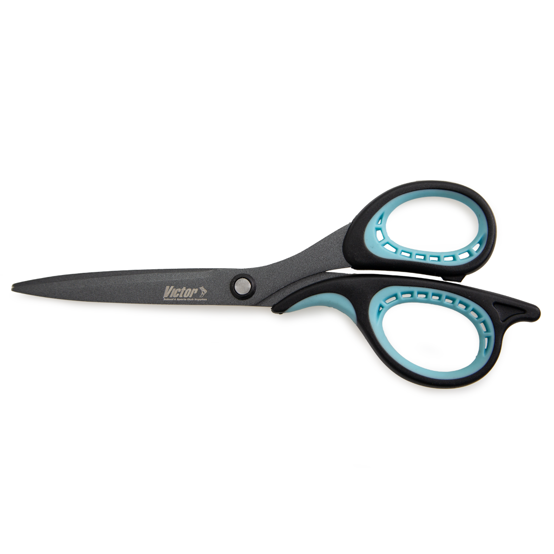 Nonstick Scissors with Teflon-coated blades and comfort grip