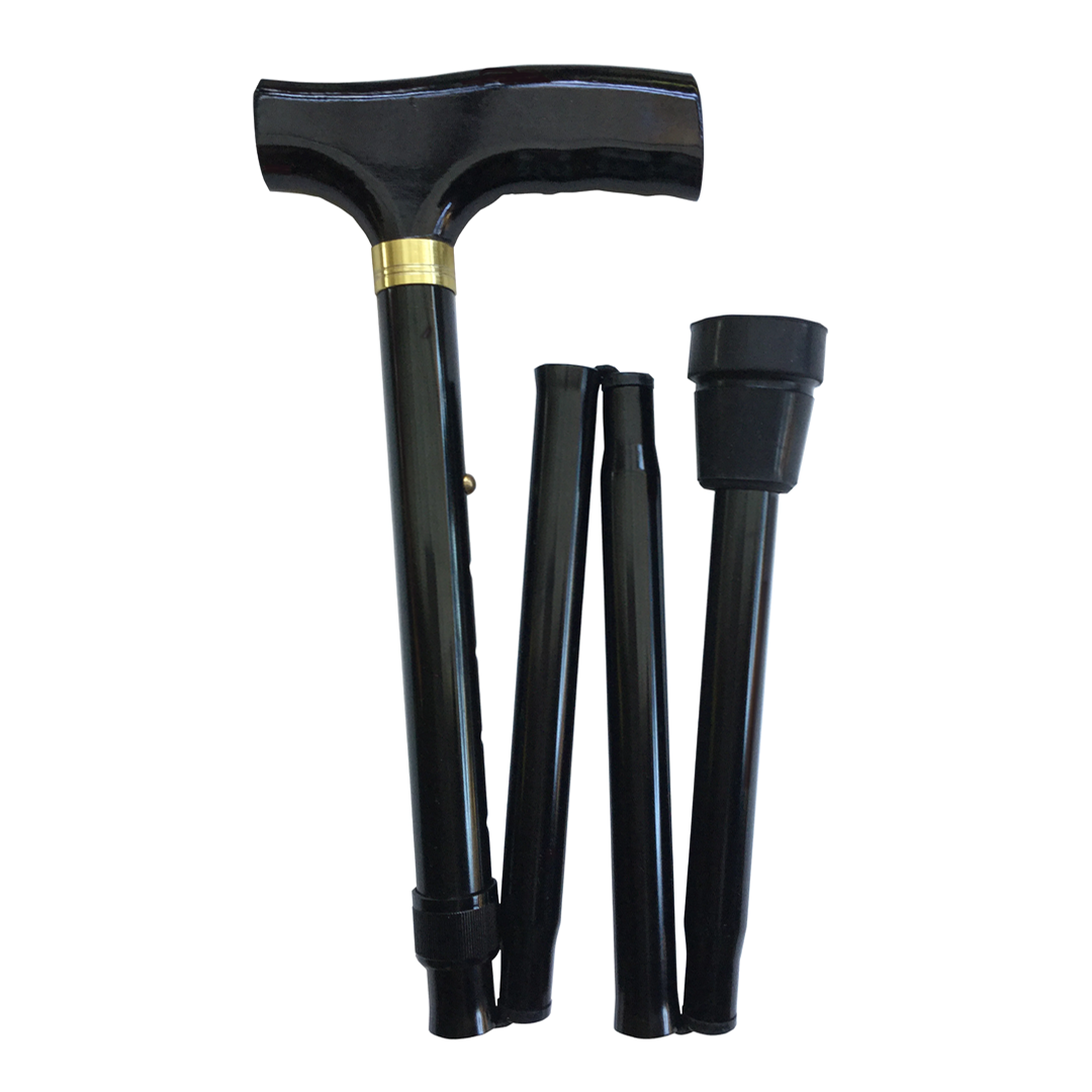 Adjustable Folding Walking Stick — Lightweight Aluminium