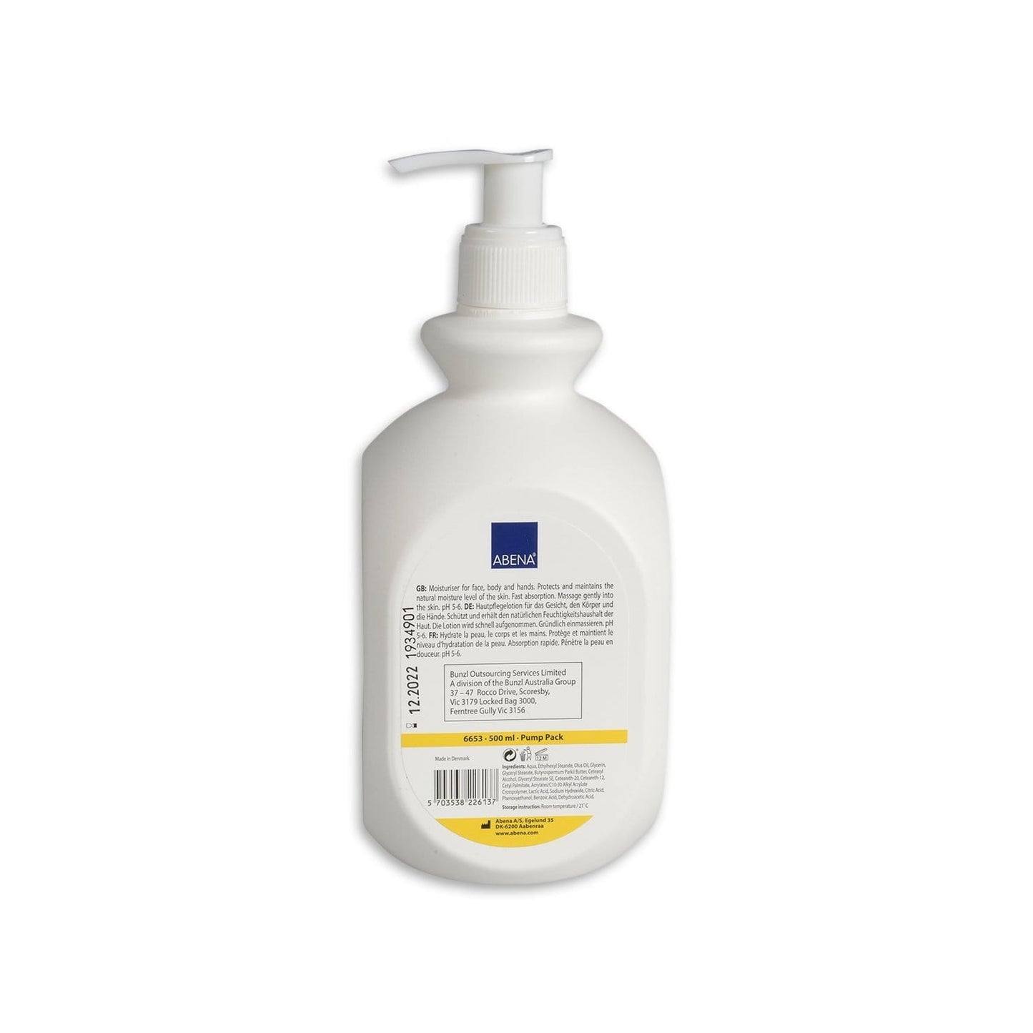 Abena Moisturizers 500ml Abena Hand And Body Moisturizer, 500ml, Unscented