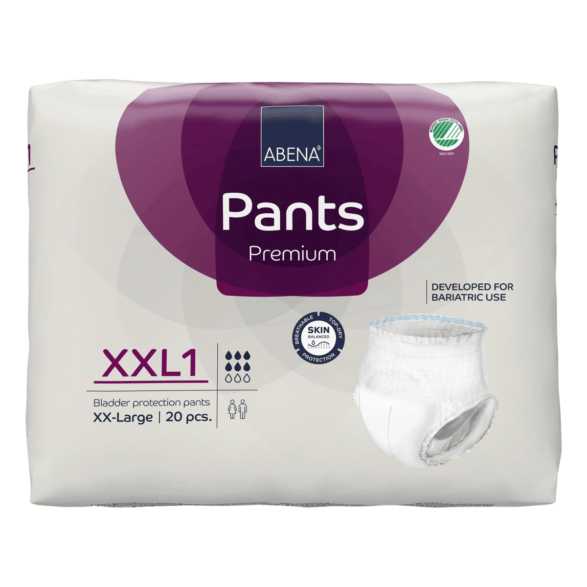 Abena Pants XXL1 Lilac 1600ml 150-203cm