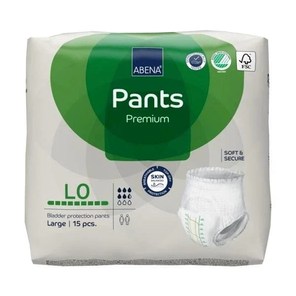 Abena Protective Underwear Abena Pants Zero L0 Green 900ml 100-140cm