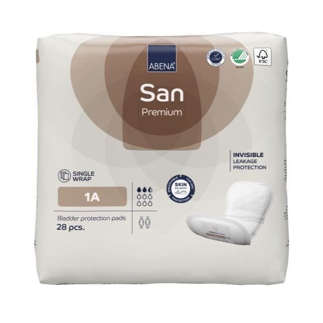 Abena Sanitary Pads Abena-San 1A Premium Brown 200ml