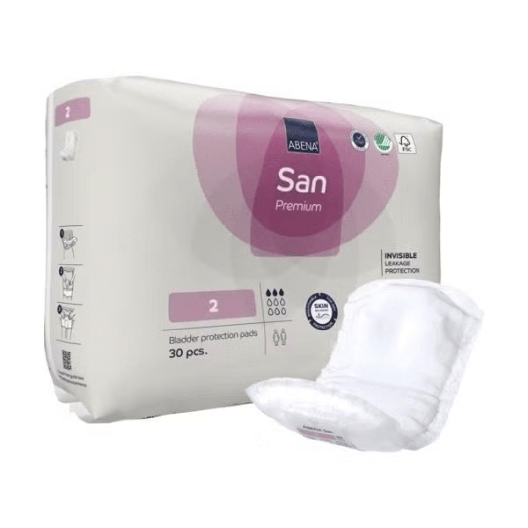 Abena Incontinence Pads Abena-San 2 Premium L/Purple 350ml