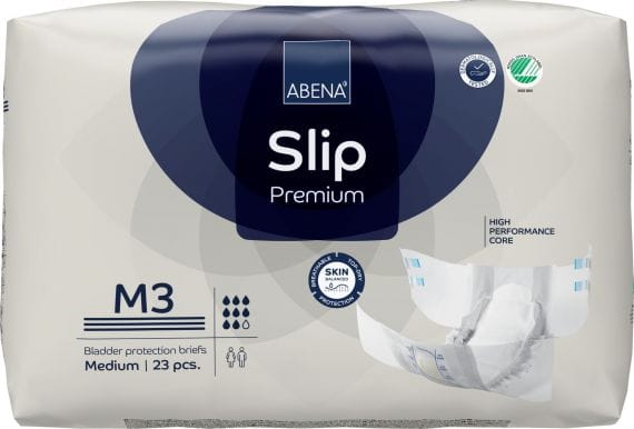Abena Incontinence Briefs ABENA Slip Premium Briefs M3 Blue 3100ml 70-110cm